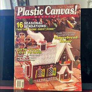 Plastic Canvas Gingerbread House Edition Magazine